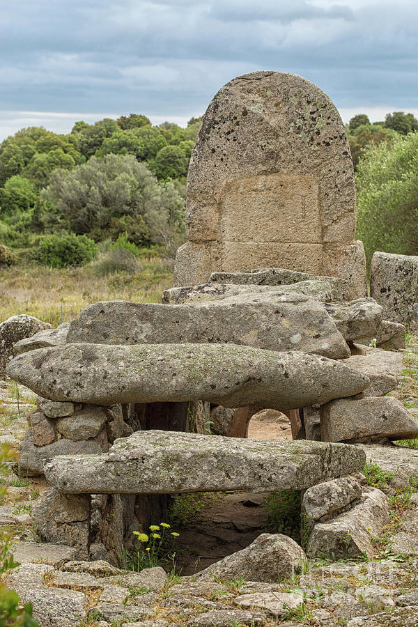 Megalithic Tomb Of Giants In Sardinia Photograph