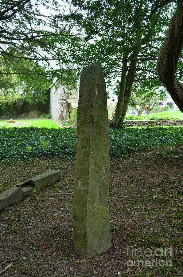 Megaltihic Ogham Standing Stones in Adare Ireland Photograph by DejaVu Designs