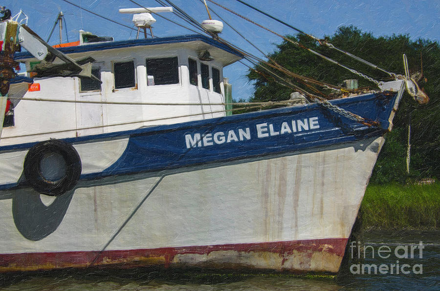 Megan Elaine Shrimp Boat Photograph by Dale Powell