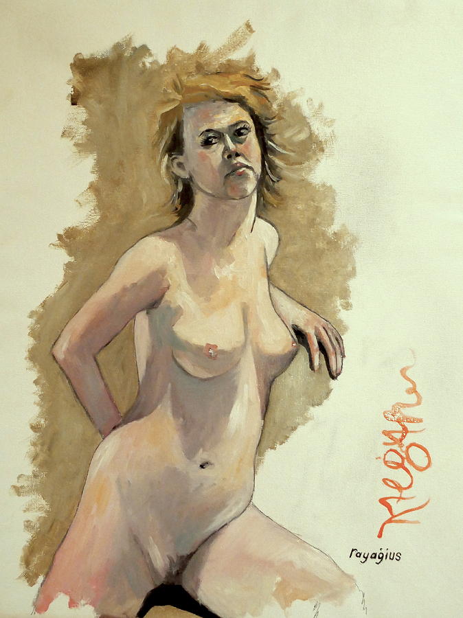 Megan Painting by Ray Agius