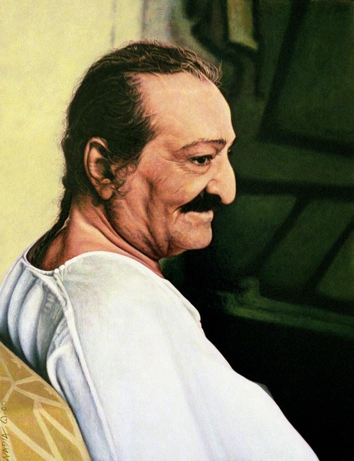 Meher Baba 3 Painting by Nad Wolinska
