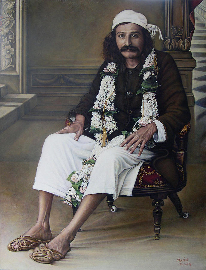 Meher Baba Painting by Nad Wolinska