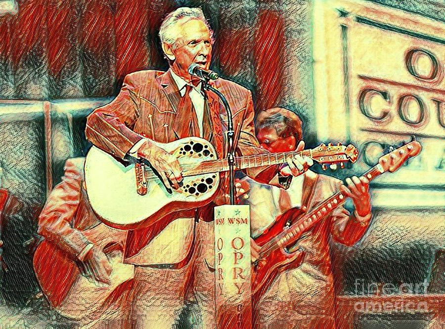 Mel Tillis Famous Country Music Entertainer Mixed Media by Pd | Fine ...