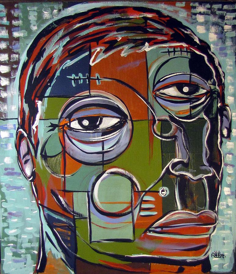 Melancholy Man  Painting by Robert Wolverton Jr