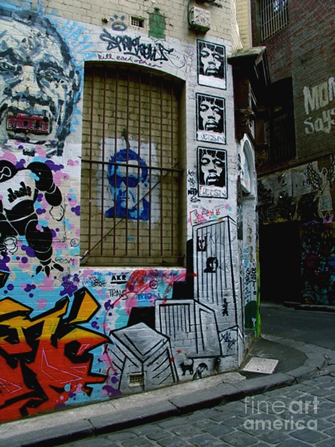 Melbourne Graffiti I Photograph by Louise Fahy