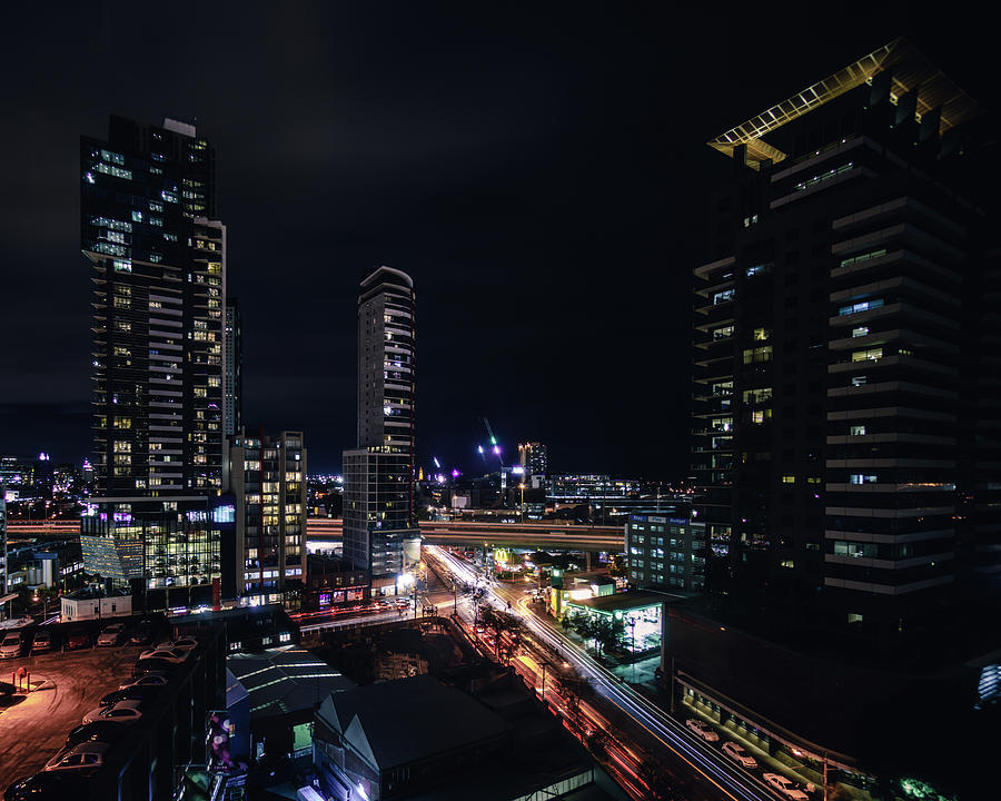 Melbourne Night Photograph by Nisah Cheatham