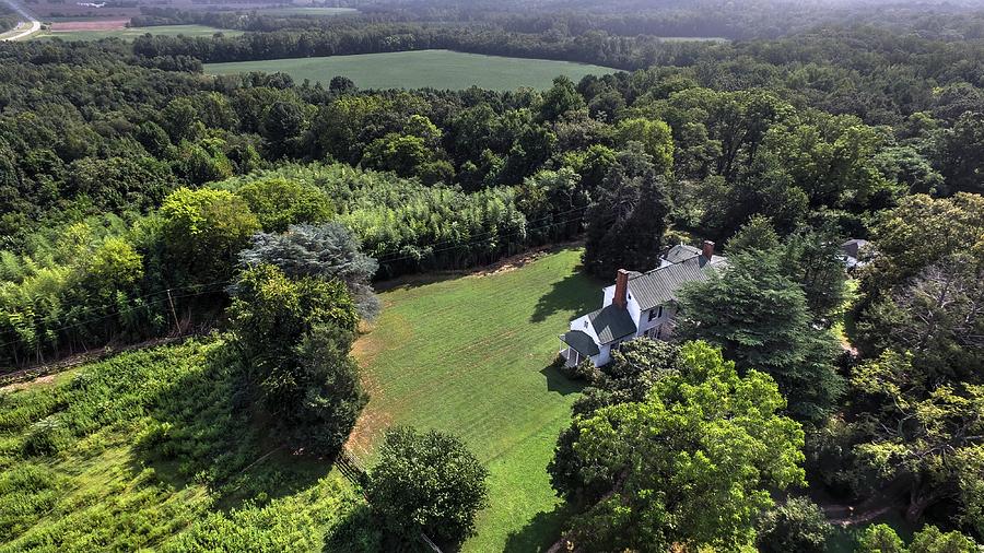 Melbourne Plantation - Edmund Ruffin Photograph by Tredegar DroneWorks