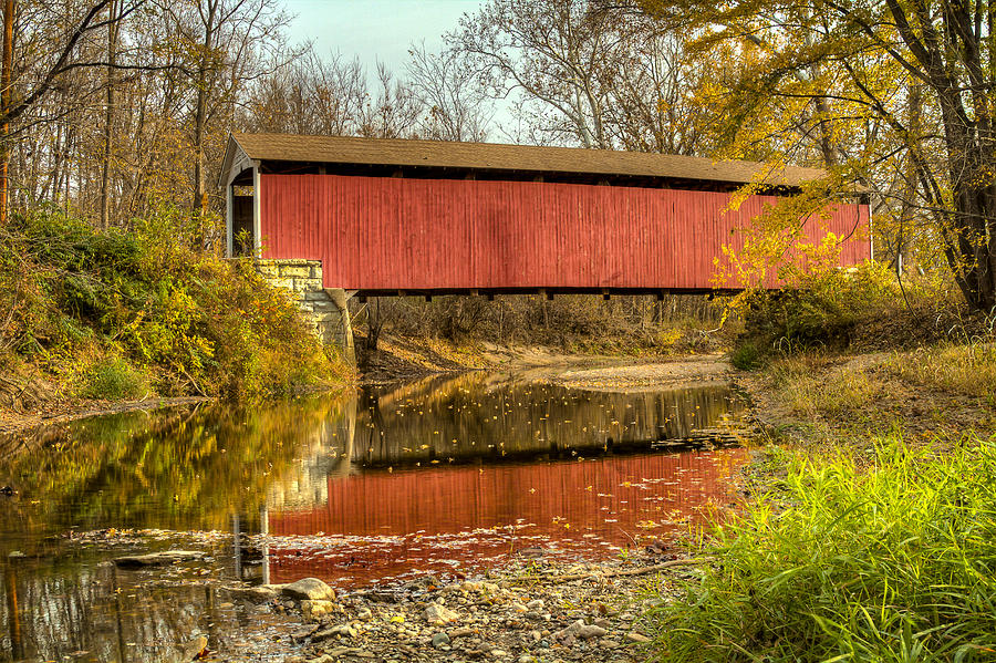 Melcher/Klondyke/Marion covered bridge Photograph by Jack R Perry