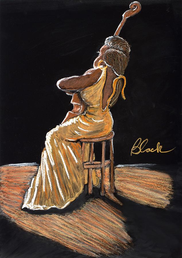 Chicago Pastel - Mello as a Cello I by Charlie Black