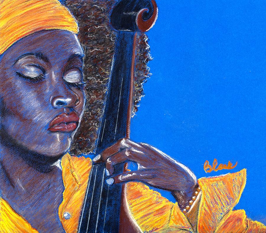 Chicago Pastel - Mello as a Cello II by Charlie Black