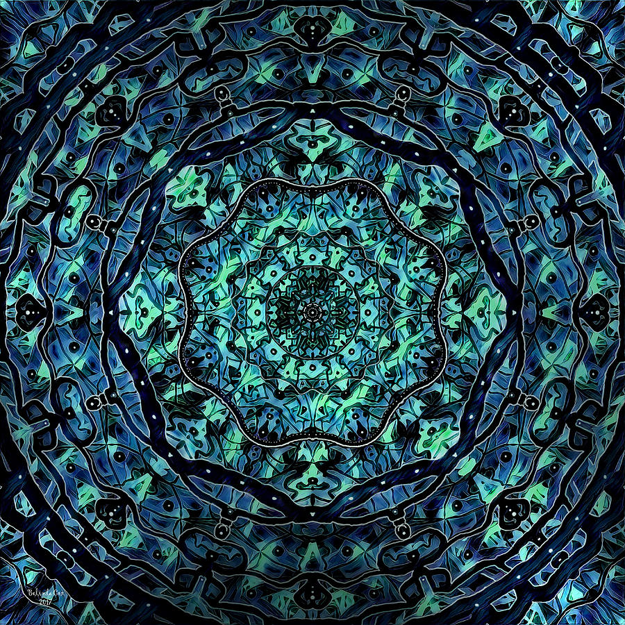 Mellow Mandala Digital Art by Artful Oasis - Fine Art America