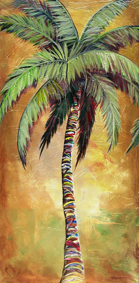 Mellow Palm III Painting by Kristen Abrahamson