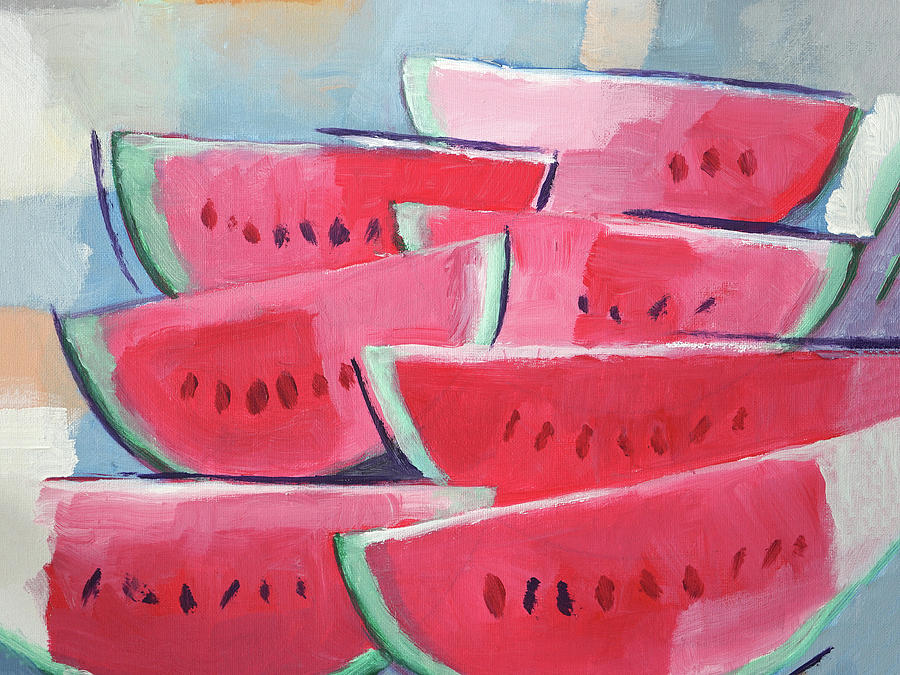 Melons X L Painting by Lutz Baar