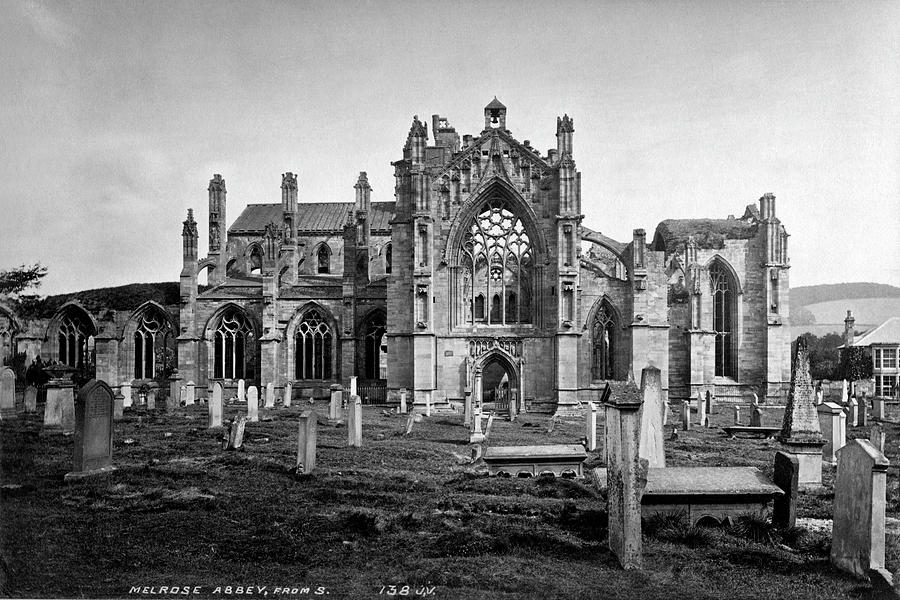 Melrose Abbey Photograph by Lee Santa