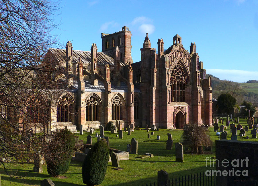 Melrose Abbey - Scotland Photograph by Phil Banks