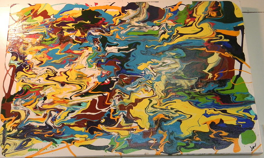 Melted Crayon Painting by Jennifer Krawiec Melted Crayon Painting by Jennifer Krawiec