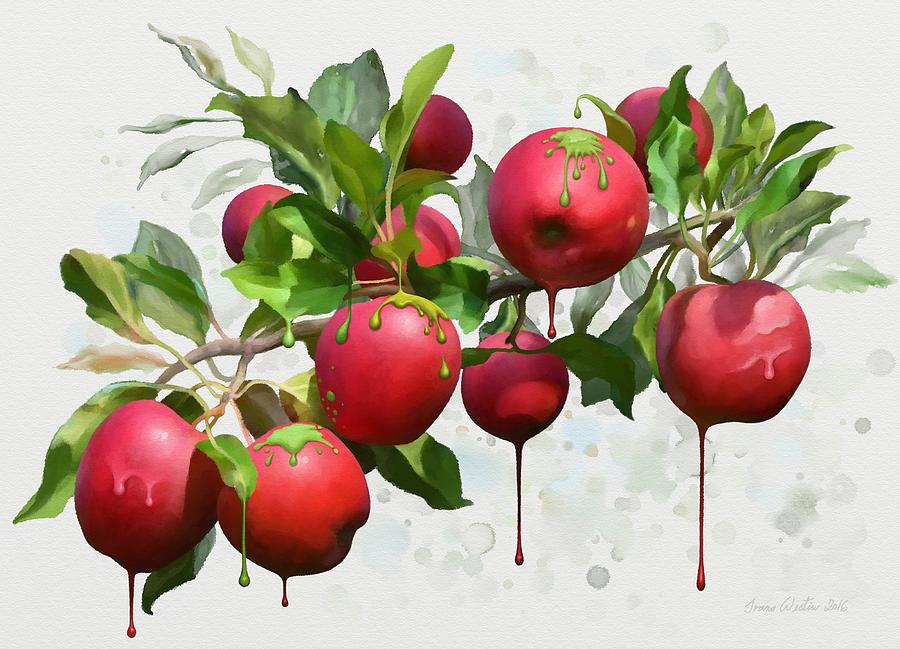 Melting Apples Digital Art by Ivana Westin
