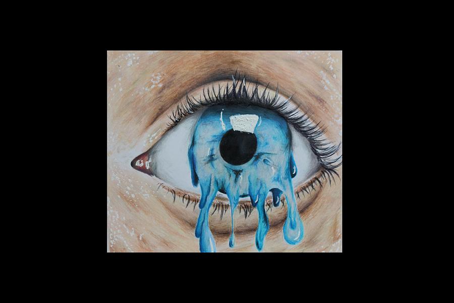 Melting Eye Drawing by Valentina Genesini Fine Art America