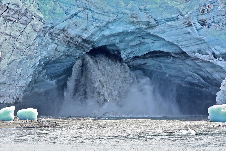 Melting Glacier Photograph by Diana Hatcher
