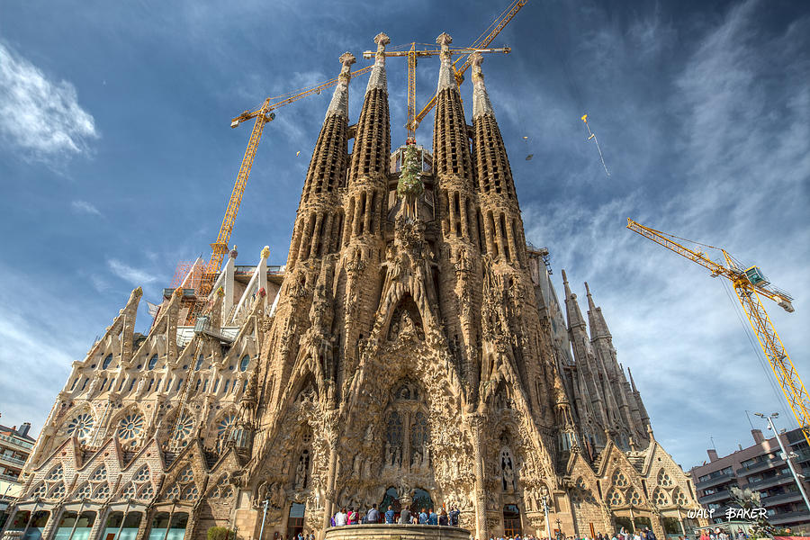 La Sagrada Familia Photograph by Walt  Baker