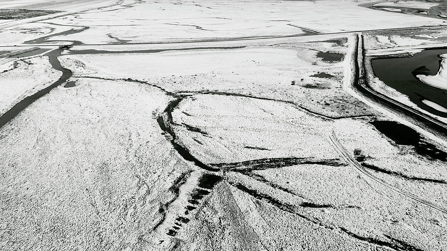 Melting ice patterns in Iceland Photograph by Pradeep Raja PRINTS