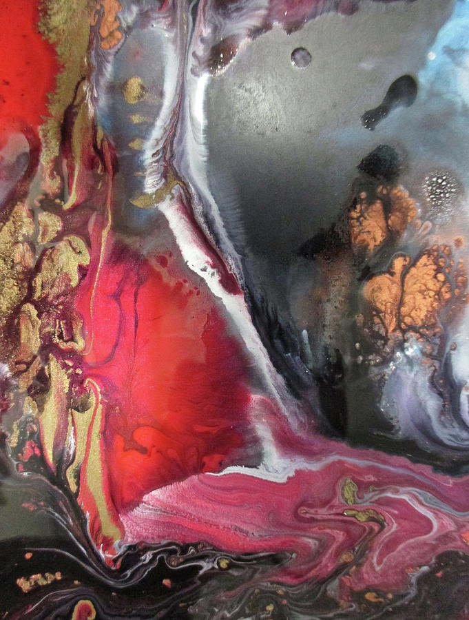 Melting Marble Painting by Janice Nabors Raiteri