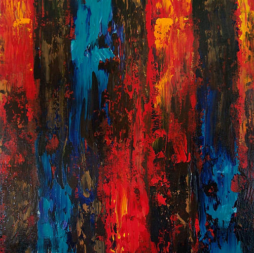 Abstact Painting - Melting Rain Forest by Joel Beckenhauer Abstact Painting - Melting Rain Forest by Joel Beckenhauer