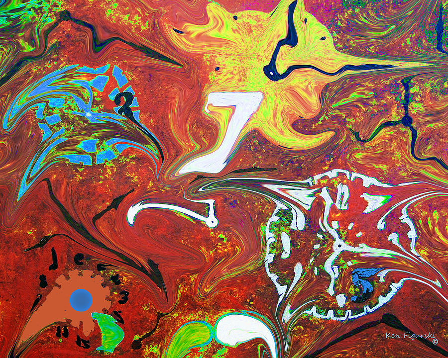 Melting Time Painting by Ken Figurski