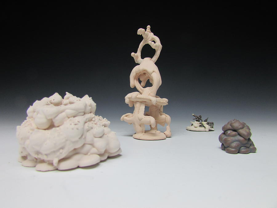 Ceramic Ceramic Art - Melting world by Lauren Crawford