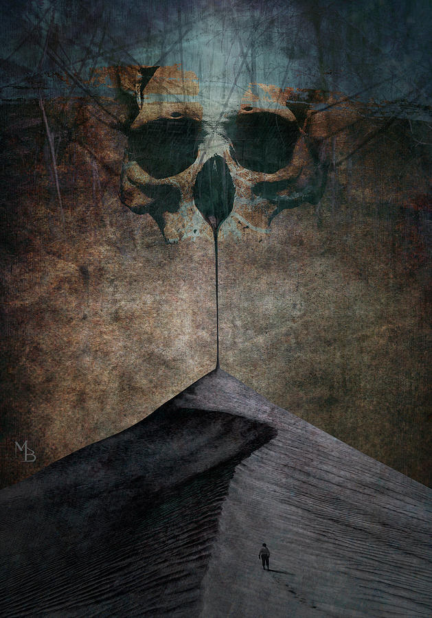 Skull Digital Art - Memento mori by Martin Blanco