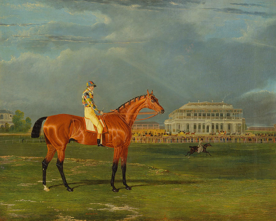 Memnon, with William Scott Up Painting by John Frederick Herring