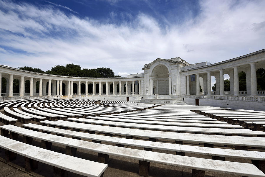 Memorial Amphitheater at Arlington National Cemetery Photograph by Brendan Reals