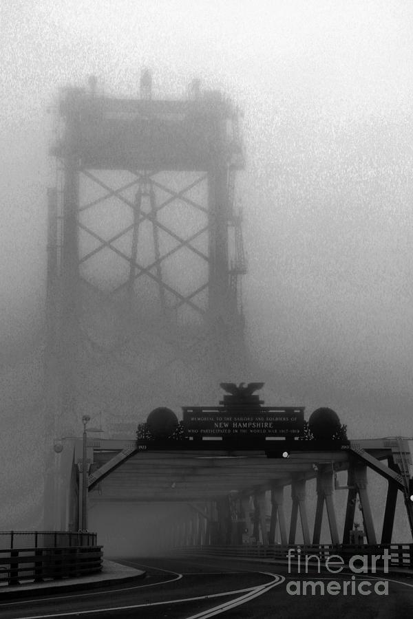 Memorial Bridge In Morning Fog Photograph by Marcia Lee Jones
