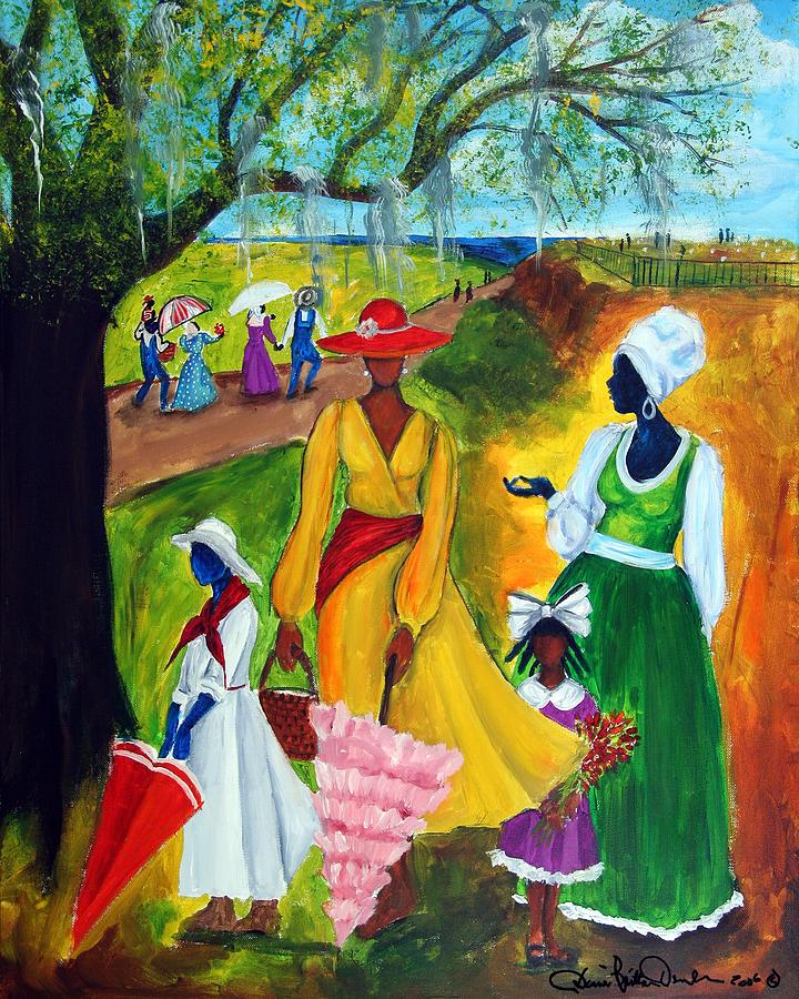 Moses Painting - Decoration Day by Diane Britton Dunham