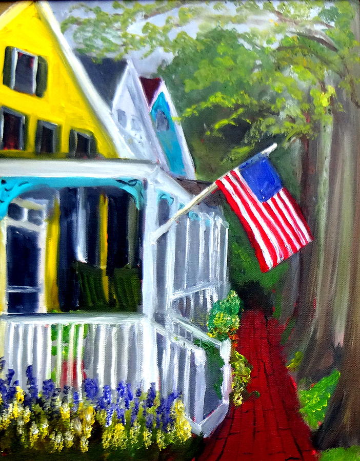 Memorial Day Painting by Katy Hawk