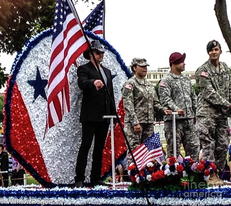 Memorial Day Parade Washington DC with Trace Adkins Photograph by