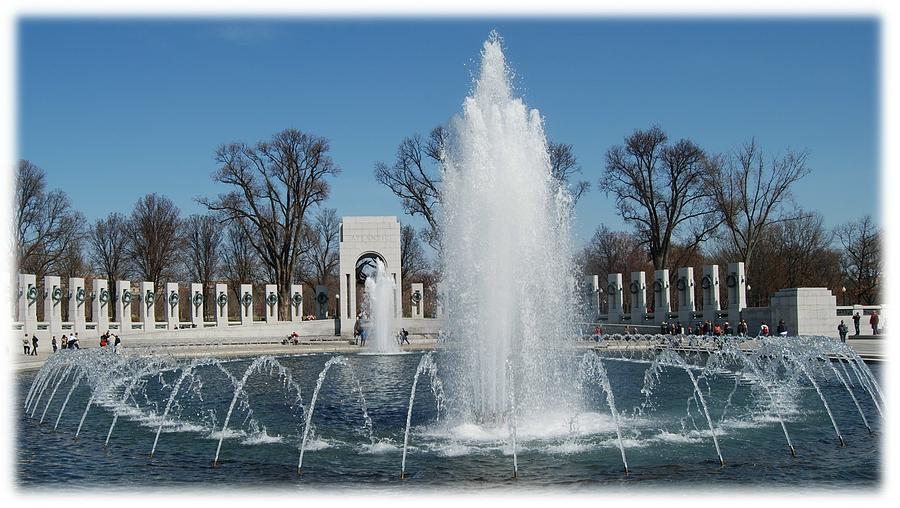 Memorial Fountain Photograph by Abraham Adams Photography - Fine Art ...