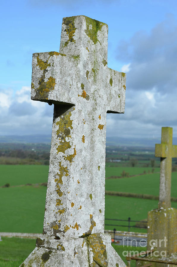 Memorial Stone Crosses at Cashel Photograph by DejaVu Designs