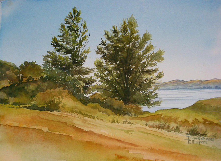 Memories By The Lake Painting by Diane Ellingham