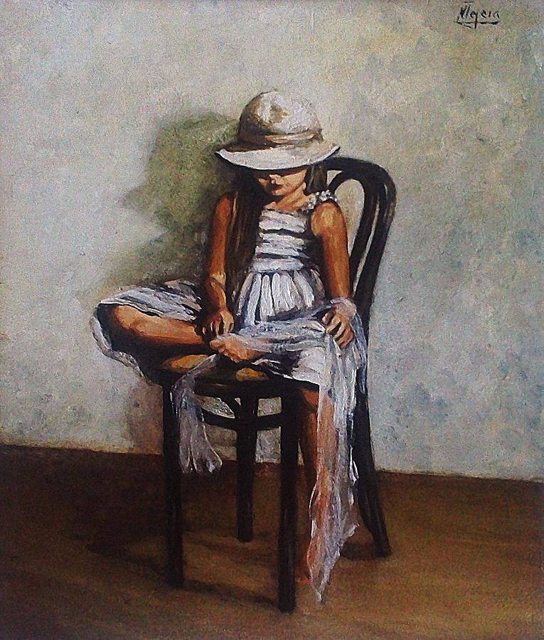 Portrait Painting - Memories by Natalia Tejera