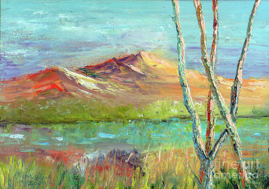 Memories of Somewhere Out West Painting by Marlene Book