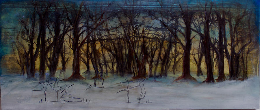 Winter Painting - Memories of Summer II by Katushka Millones
