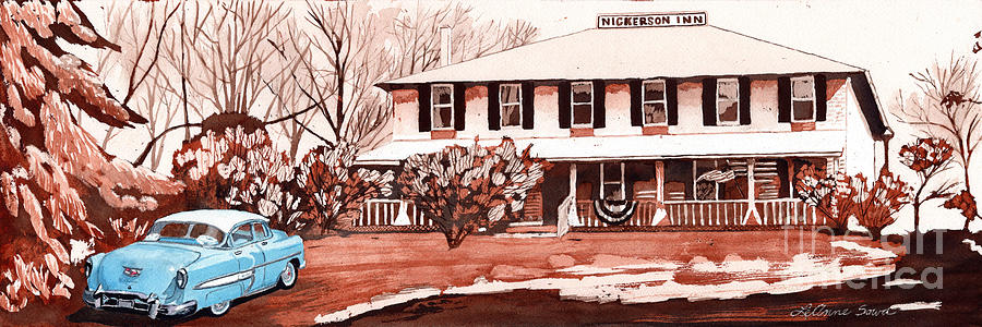 Memories of the Nickerson Inn Painting by LeAnne Sowa