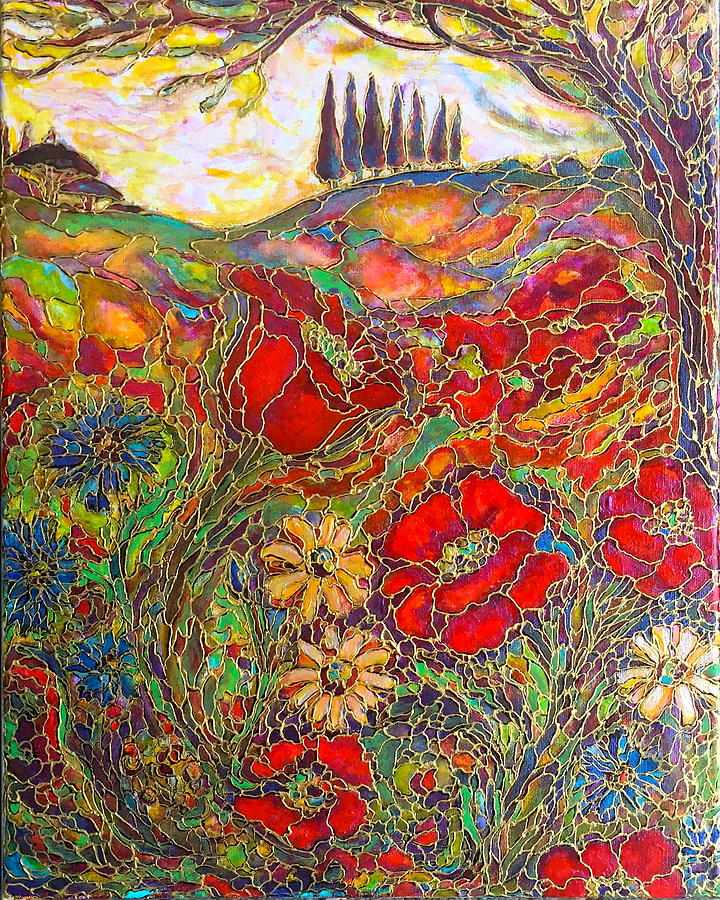Memories of Tuscany Painting by Rae Chichilnitsky