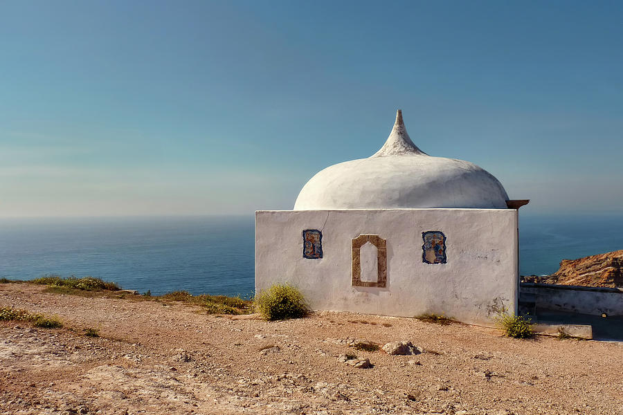 Memory Chapel Monastery on the Cliffs of Cabo Espichel Sesimbra  Photograph by Menega Sabidussi