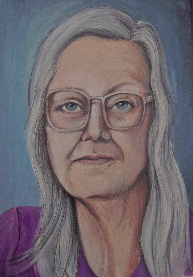 Portrait Digital Art - Memory Of Mom by Debbi Vigil