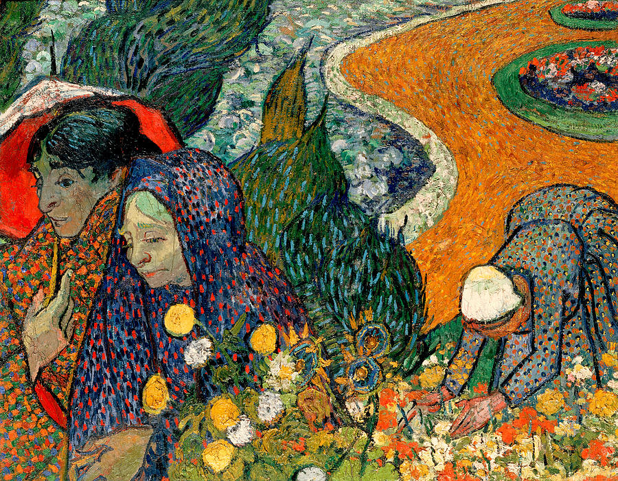 Vincent Van Gogh Painting - Memory Of The Garden At Etten by Van Gogh Vincent Van Gogh Painting - Memory Of The Garden At Etten by Van Gogh