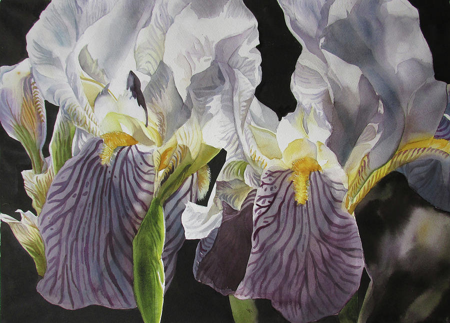 Memory Of The Iris Painting by Alfred Ng