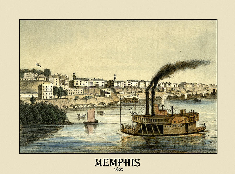 Memphis 1855 Photograph by Andrew Fare