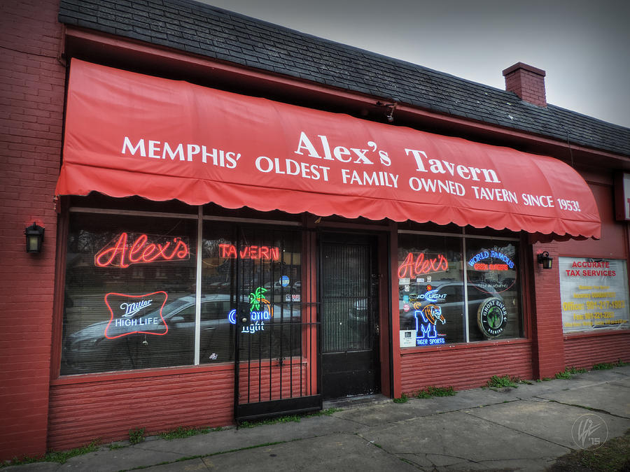 Memphis Photograph - Memphis - Alexs Tavern 001 by Lance Vaughn
